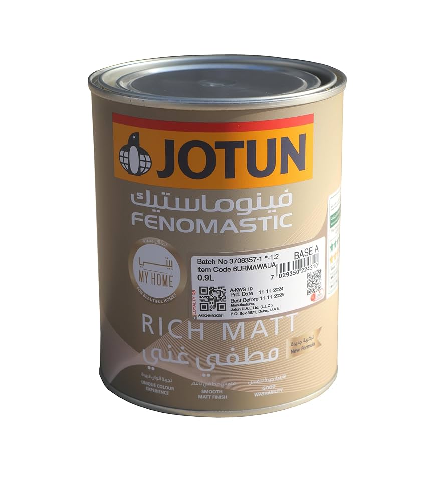 JOTUN Fenomastic My Home Rich Matt Interior Paint White 1 L